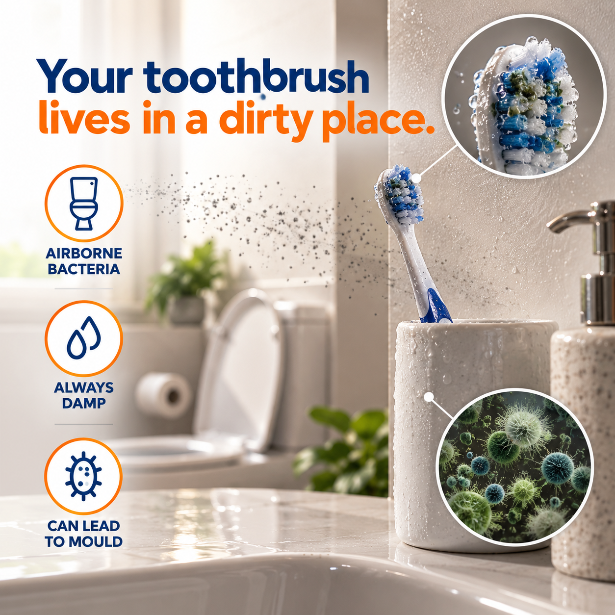 The Master Suite - 2 Aura Toothbrush Sanitisers by Cheeky Smile