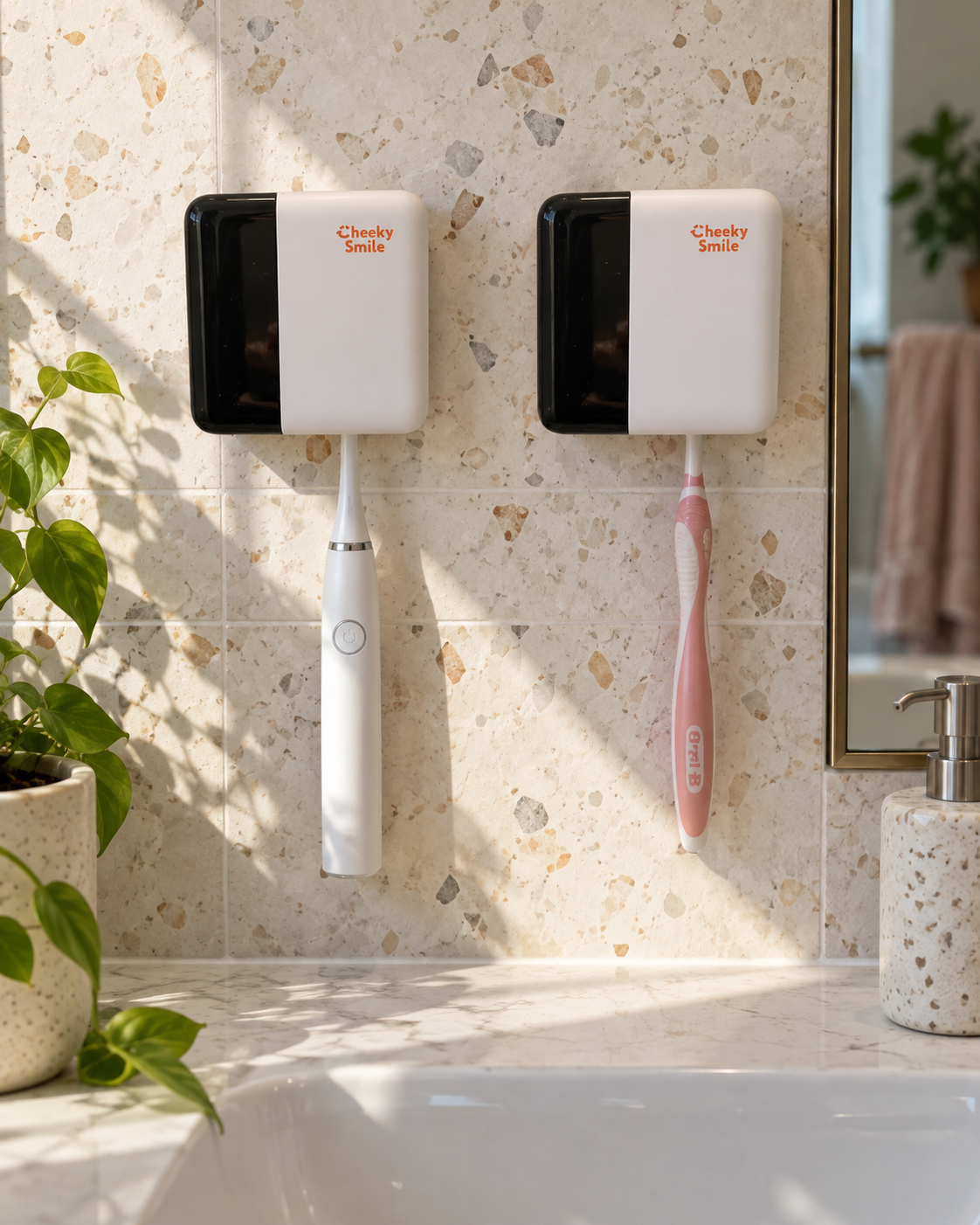 The Master Suite - 2 Aura Toothbrush Sanitisers by Cheeky Smile