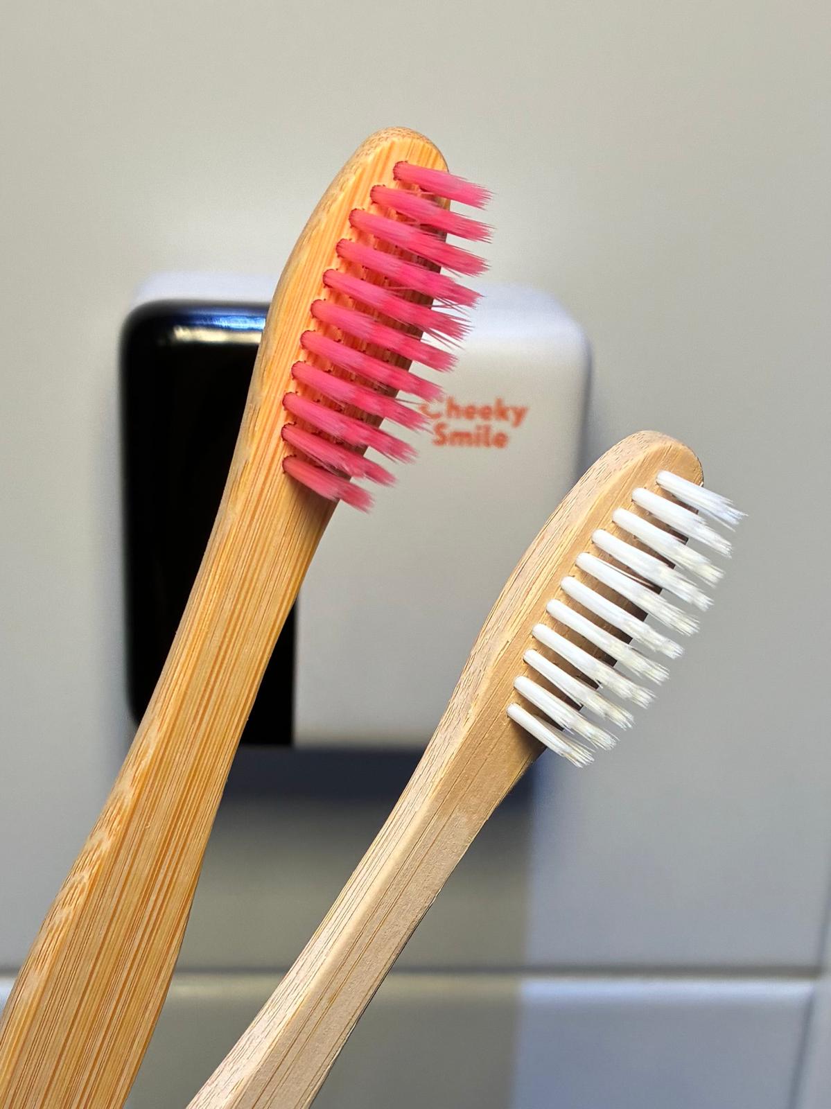 Cheeky Smile Bamboo Toothbrush