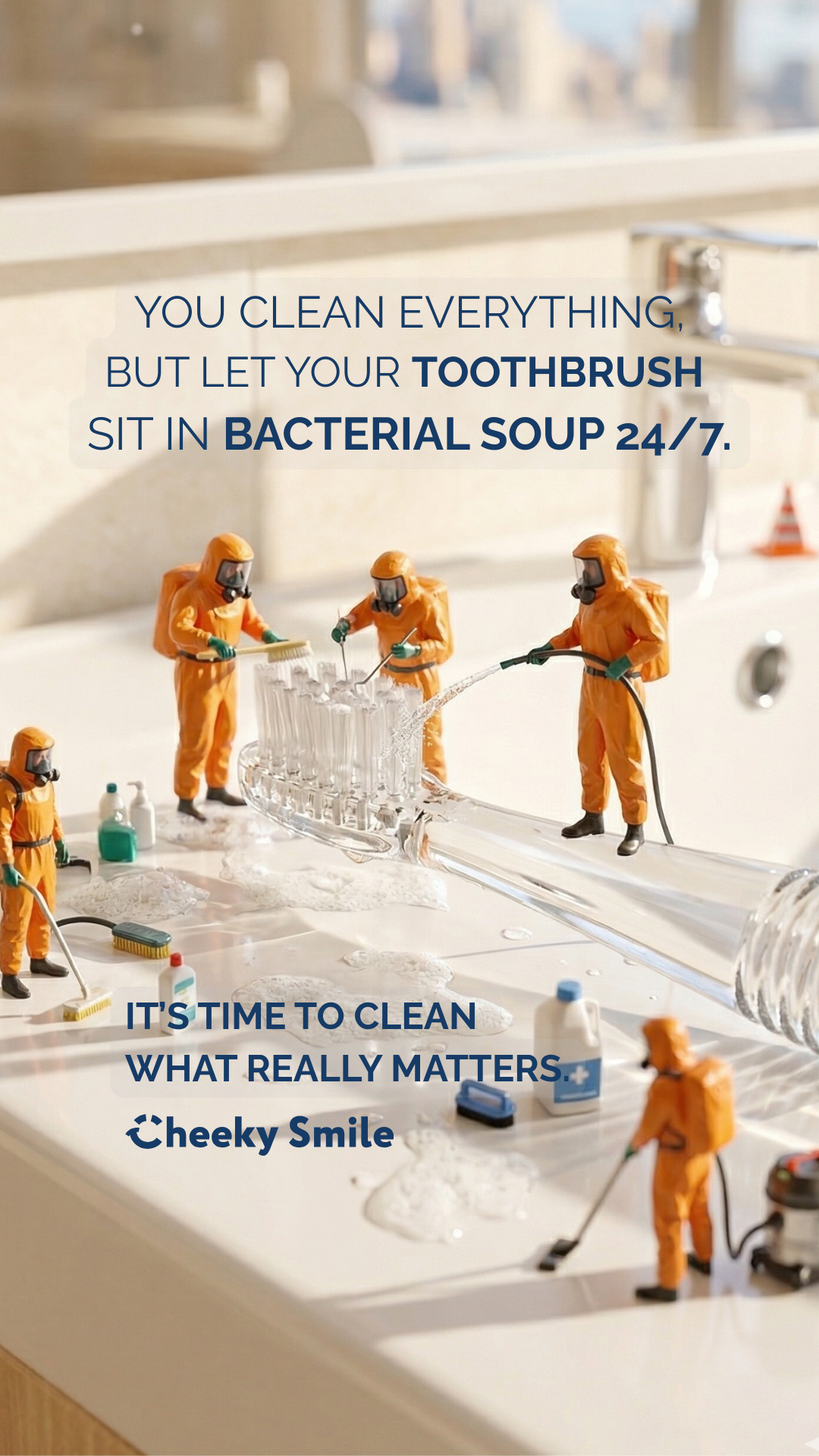 The Aura Toothbrush Sanitiser by Cheeky Smile
