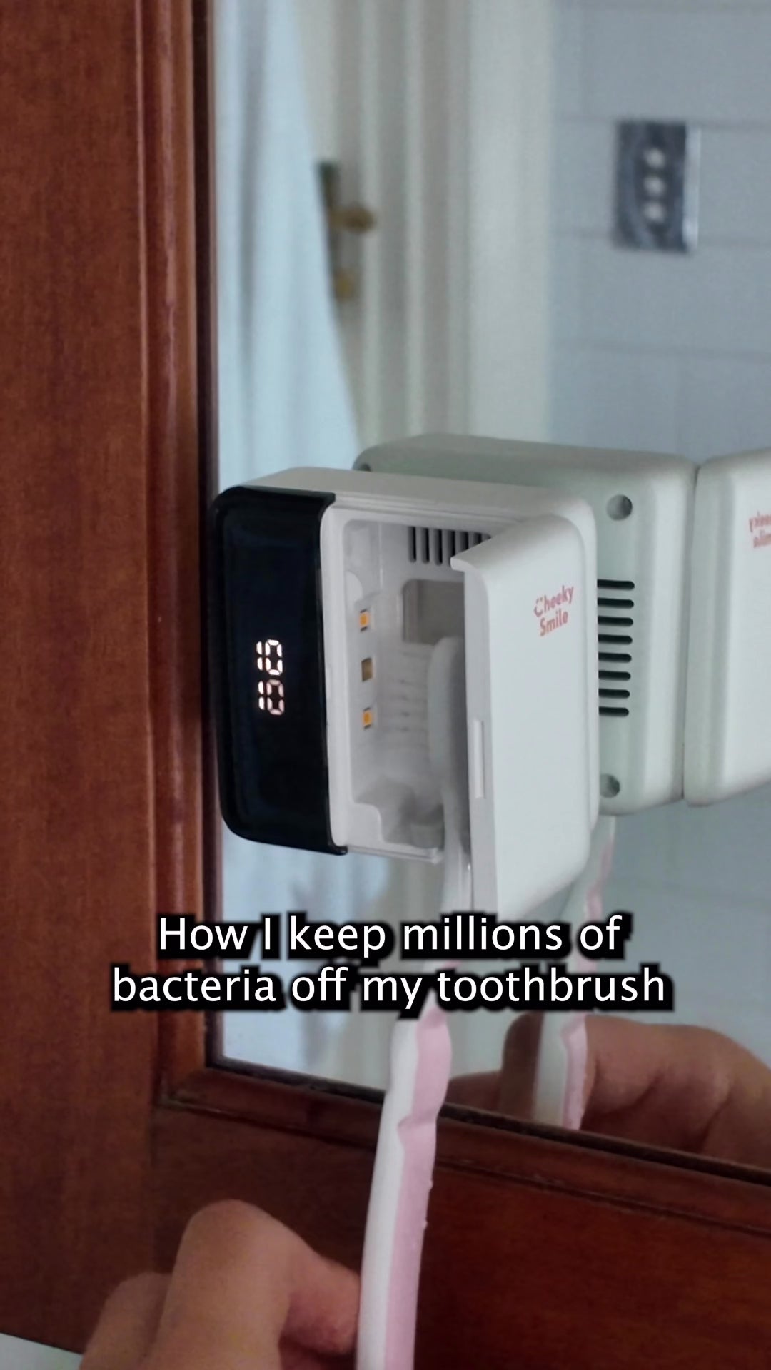 The Aura Toothbrush Sanitiser by Cheeky Smile